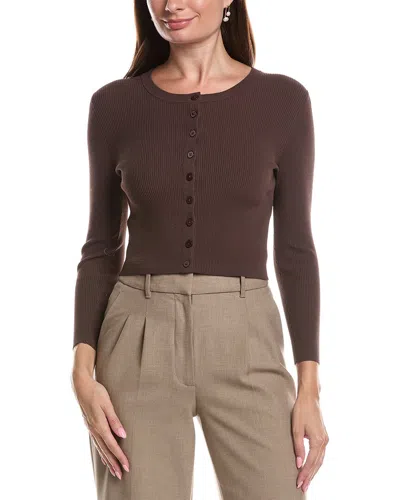 Max Mara Magiaro Cardigan In Brown