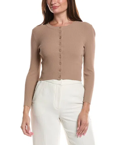 Max Mara Magiaro Cardigan In Brown