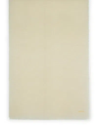 Max Mara Magico Virgin Wool Scarf Tela In Brown