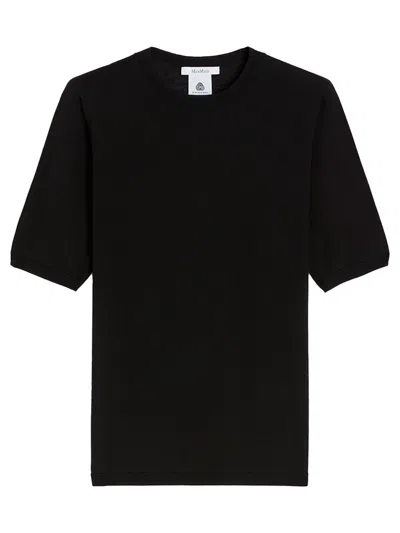 Max Mara Short-sleeved Basic Wool Sweater