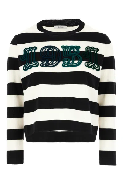 MAX MARA EMBROIDERED WOOL SWEATER