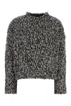 Max Mara Maglione Crine In Misto Lana Bicolor  Donna