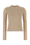 Max Mara Maglione Falesia In Seta Cappuccino Donna In Neutral