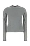 Max Mara Maglione Falesia In Seta Grigia Donna In Gray