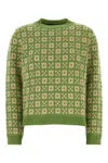 Max Mara Maglione Paride In Misto Acrilico Ricamato Donna