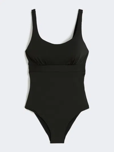 Max Mara Maillot De Bain De Compétition En Jersey In Black