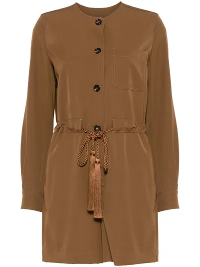 Max Mara Maine Jumpsuit In Brown