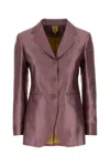 Max Mara Mauve Mikado Malaga Blazer In Malva