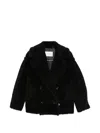 Max Mara Malcuno Double-breasted Jacket In Black