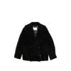 Max Mara Malcuno Double-breasted Jacket In Black