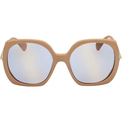 Max Mara Malibu 58mm Gradient Butterfly Sunglasses
