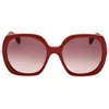 Max Mara Malibu 58mm Gradient Butterfly Sunglasses
