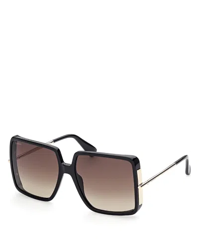 Max Mara Malibu4 Square Sunglasses, 58mm In Multi