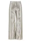 Max Mara Malika Pants Silver In Gray