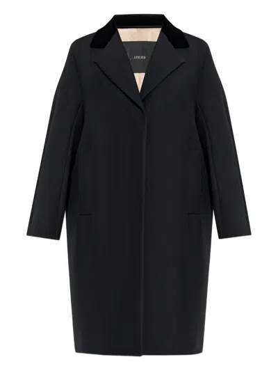 MAX MARA MAMMOLA VELVET-COLLAR COAT
