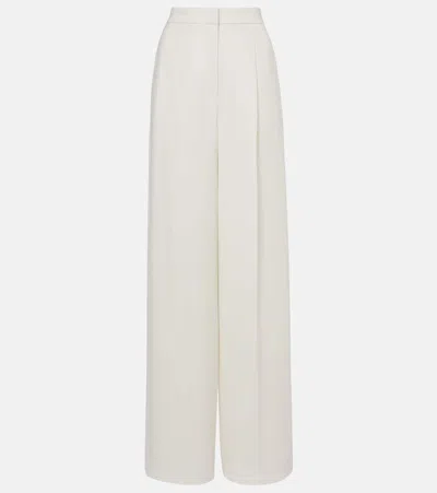Max Mara Manetta High-rise Cady Wide-leg Pants