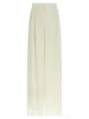 Max Mara White Manetta Pants In Neutral