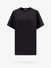 Max Mara Cotton T-shirt With Embroidered Monogram In Black