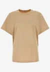 Max Mara Women Mango T-shirt With Embroidery In Ecru