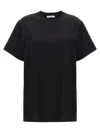 Max Mara Papaia Logo Embroidered T-shirt In Black