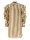 Max Mara Abito Chemisier Manna In Seta Stampata    Donna In Black