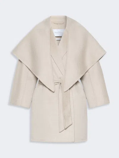 Max Mara Manteau En Double Cachemire In Brown