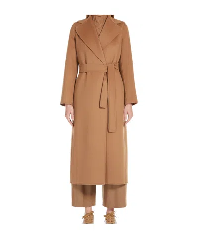 Max Mara Manteau Peignoir En Drap De Laine