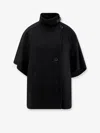Max Mara Hand-sewn Derrik Cashmere Cape In Black