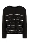 Max Mara Long-sleeved Casual Jacket In Black