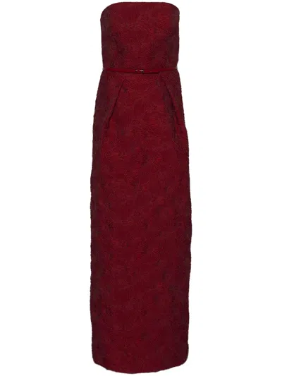 Max Mara Manto Maxi Dress In Red