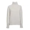 MAX MARA MANTOVA TURTLENECK IN WOOL AND CASHMERE BEIGE