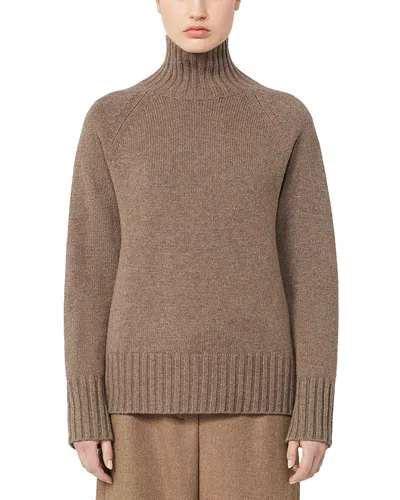 Max Mara Mantova Turtleneck Sweater In Brown