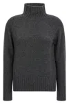 Max Mara 'mantova' Turtleneck Sweater In Gray