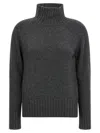 Max Mara 'mantova' Turtleneck Sweater In Gray