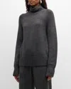 Max Mara Mantova Wool-cashmere Sweater In Medium Grey