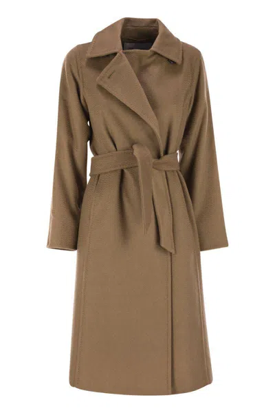 Max Mara Manuela - Camel Coat In Brown