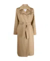 Max Mara Coat In Nude