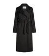 Max Mara Manuela Belted Coat In Black