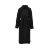 Max Mara Navy Manuela Coat In Black