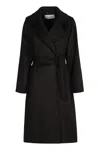 Max Mara Manuela Camelwool Coat In Black