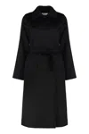 Max Mara Manuela Cashmere Coat In Black