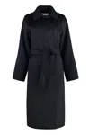 Max Mara Manuela Camel Hair Coat In Blue