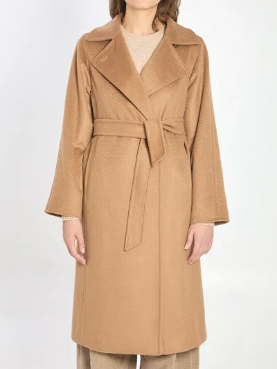 Max Mara Manuela Coat In Brown