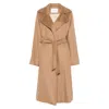 Max Mara Manuela Coat In Brown