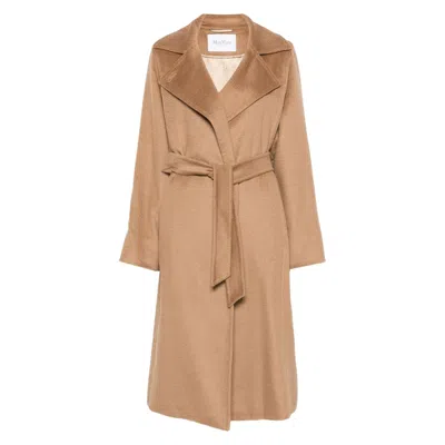 Max Mara Manuela Coat In Brown
