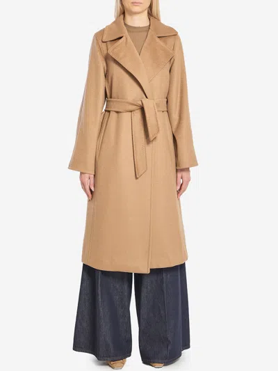 Max Mara Manuela Coat In Brown