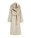 Max Mara Manuela Faux Double-breasted Cashmere Coat In Nude