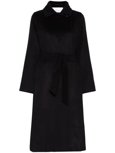 Max Mara Manuela Icon Coat In Black
