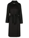 Max Mara Manuela Icon Coat In Black
