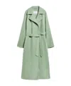 Max Mara Green Wool And Cashmere Jacket For Women In Green